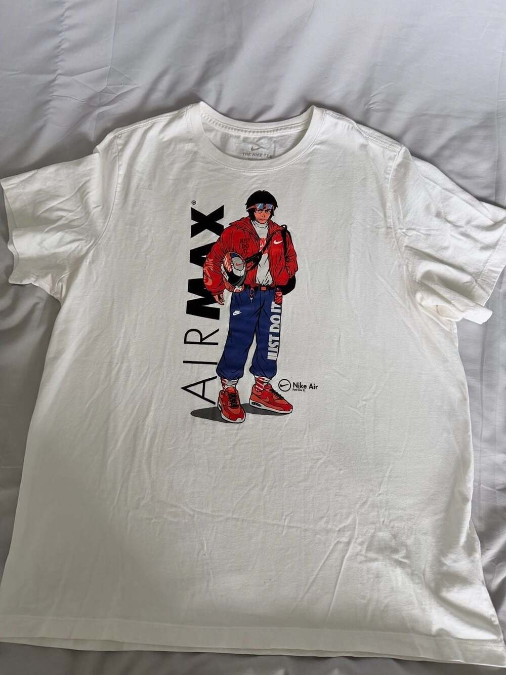 Nike Sportswear Manga Hypeman Air Max Graphic T-Shirt White XL